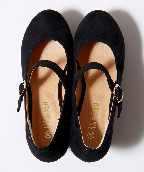 WEGO（ウィゴー）の「WEGO/スエードタッチパンプス（パンプス・レディース・ブラック/キャメル/ピンク/ワイン/ネイビー・23.5cm/24.5cm）」の7枚目の写真