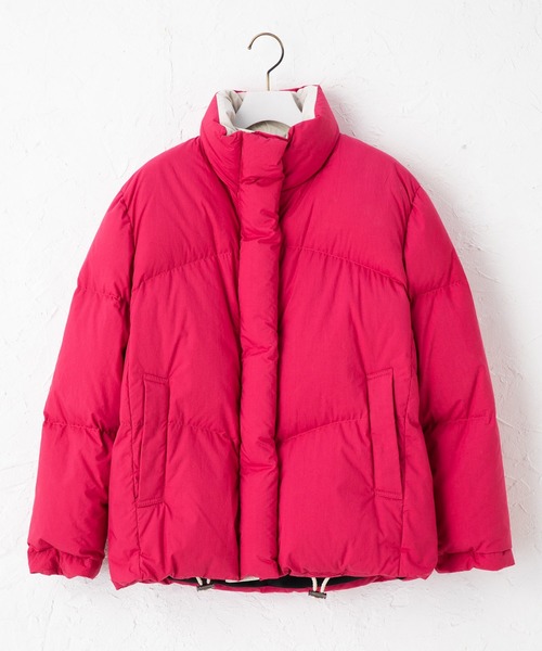 AMERICAN RAG CIE(アメリカンラグシー)の「プルメ PLUME' / ショートダウン"ORION"(ダウンジャケット/コート・レディース・ベージュ/イエロー/ピンク/ブラック・M/S)」の1枚目の写真