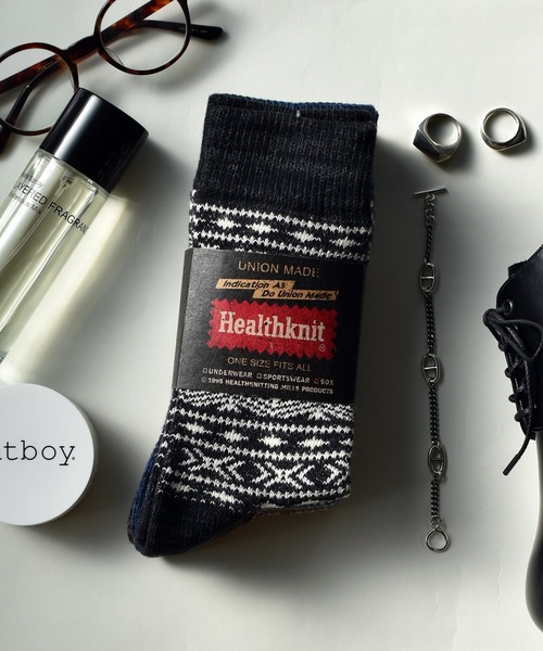 Healthknit（ヘルスニット）の「ギフトにもぴったり！【Healthknit】3足セットヘビーウェイトロングソックス クルーソックス 3PACK SET SOCKS（ソックス/靴下・メンズ・ホワイト/マルチ/アイボリー/オフホワイト/スモーク/その他/その他1/その他2/ホワイト系その他/ホワイト系その他2/その他3/その他4/その他5/その他6/その他7/その他8/その他14/その他13/その他16/その他15/ホワイト系その他3/その他17/ブラック/その他18/その他19・M/S/FREE）」の12枚目の写真