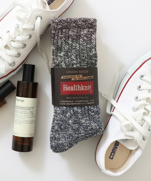 Healthknit（ヘルスニット）の「ギフトにもぴったり！【Healthknit】3足セットヘビーウェイトロングソックス クルーソックス 3PACK SET SOCKS（ソックス/靴下・メンズ・ホワイト/マルチ/アイボリー/オフホワイト/スモーク/その他/その他1/その他2/ホワイト系その他/ホワイト系その他2/その他3/その他4/その他5/その他6/その他7/その他8/その他14/その他13/その他16/その他15/ホワイト系その他3/その他17/ブラック/その他18/その他19・M/S/FREE）」の14枚目の写真