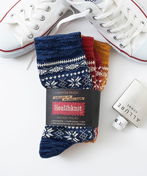 Healthknit（ヘルスニット）の「ギフトにもぴったり！【Healthknit】3足セットヘビーウェイトロングソックス クルーソックス 3PACK SET SOCKS（ソックス/靴下・メンズ・ホワイト/マルチ/アイボリー/オフホワイト/スモーク/その他/その他1/その他2/ホワイト系その他/ホワイト系その他2/その他3/その他4/その他5/その他6/その他7/その他8/その他14/その他13/その他16/その他15/ホワイト系その他3/その他17/ブラック/その他18/その他19・M/S/FREE）」の16枚目の写真