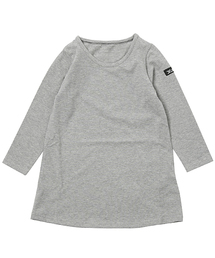 X-girl Stages | SOLID L/S DRESS (12M～3T)/ ワンピース(ワンピース)