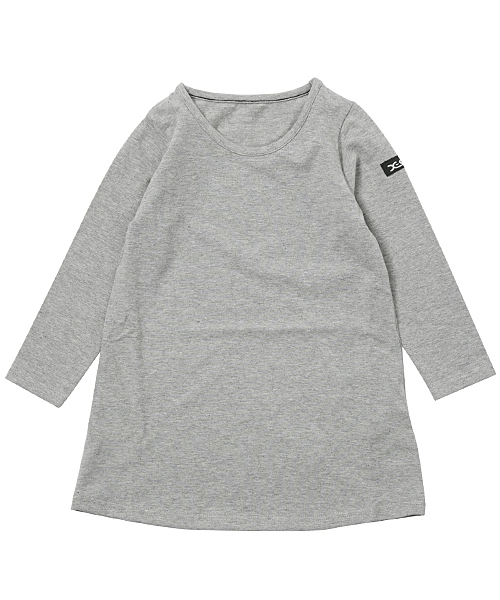 X-girl Stages（エックスガールステージス）の「SOLID L/S DRESS (12M～3T)/ ワンピース（ワンピース・キッズ・ブラック/アッシュ/ピンク・12M/3T/2T）」の3枚目の写真