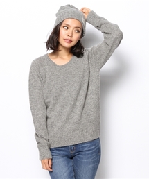 goa | ｼｪｯﾄﾗﾝﾄﾞｳｰﾙ 帽子付きﾌﾟﾙｵｰﾊﾞｰ(ニット/セーター)