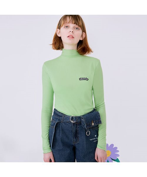 ☆韓国の人気☆【ROLAROLA】☆PANAMA HA.T☆ 韓国rolarola ロラロラ】ROLA RIBBON HALF T-SHIRT (rolarola/T