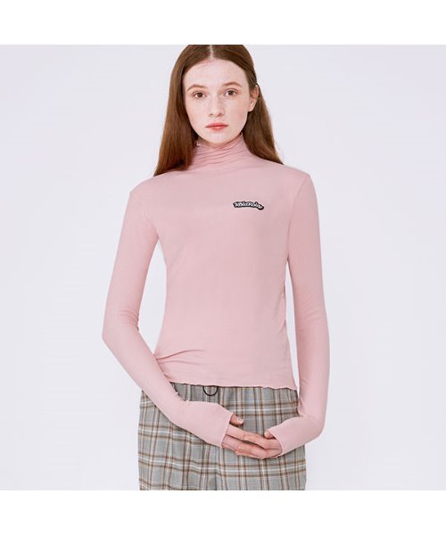 ROLAROLA(ロラロラ)の「『rola rola』BASIC HIGH-NECK T-SHIRT/ベーシックハイネック Tシャツ/カットソー(Tシャツ/カットソー・レディース・ライトグリーン/パープル/ピンク・FREE)」の13枚目の写真