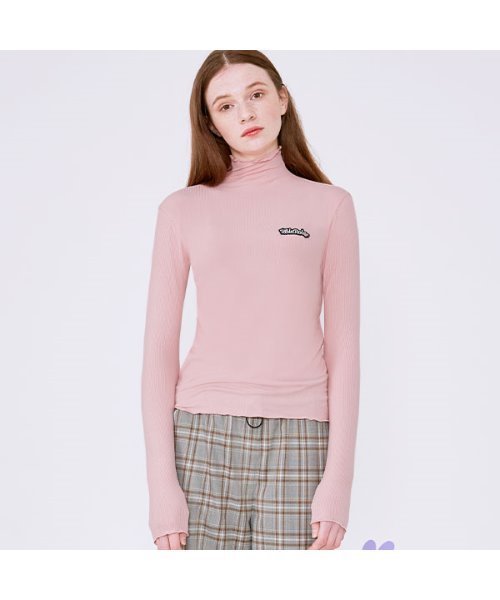 ROLAROLA(ロラロラ)の「『rola rola』BASIC HIGH-NECK T-SHIRT/ベーシックハイネック Tシャツ/カットソー(Tシャツ/カットソー・レディース・ライトグリーン/パープル/ピンク・FREE)」の14枚目の写真
