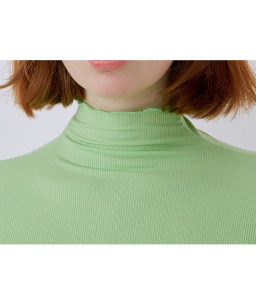 ROLAROLA(ロラロラ)の「『rola rola』BASIC HIGH-NECK T-SHIRT/ベーシックハイネック Tシャツ/カットソー(Tシャツ/カットソー・レディース・ライトグリーン/パープル/ピンク・FREE)」の17枚目の写真