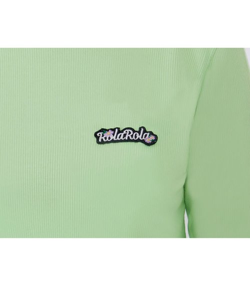 ROLAROLA(ロラロラ)の「『rola rola』BASIC HIGH-NECK T-SHIRT/ベーシックハイネック Tシャツ/カットソー(Tシャツ/カットソー・レディース・ライトグリーン/パープル/ピンク・FREE)」の18枚目の写真