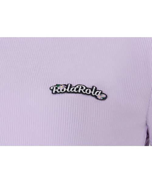 ROLAROLA(ロラロラ)の「『rola rola』BASIC HIGH-NECK T-SHIRT/ベーシックハイネック Tシャツ/カットソー(Tシャツ/カットソー・レディース・ライトグリーン/パープル/ピンク・FREE)」の20枚目の写真