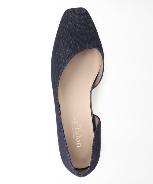 LE TALON（ルタロン）の「スクエアサイドオープンフラット（パンプス・レディース・ネイビー/シルバー/ブラック系その他/ホワイト/イエロー・23cm/23.5cm/24cm/24.5cm/25cm/22.5cm/22cm）」の14枚目の写真