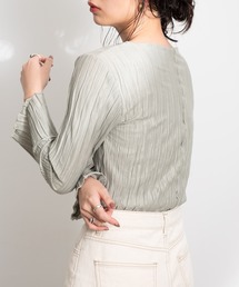 Aunt Marie's | AUNT MARIE’S　ランダムプリーツメロートップス(Tシャツ/カットソー)