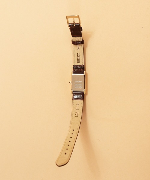 SEIKO（セイコー）の「【 SEIKO / セイコー 】スクエア アナログ ソーラー腕時計 　SUP250/SUP252　DKS（アナログ腕時計・メンズ・ブラック/ブラウン・FREE）」の5枚目の写真