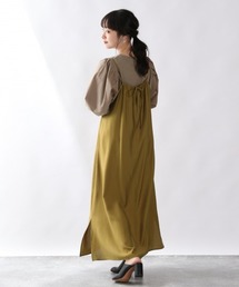 LOWRYS FARM | レーヨンバックリボンキャミワンピース　894677(ワンピース)