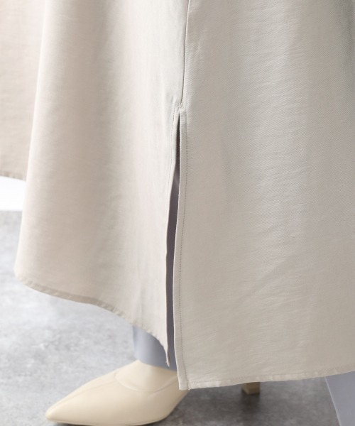 LOWRYS FARM（ローリーズファーム）の「レーヨンバックリボンキャミワンピース　894677（ワンピース・レディース・チャコールグレー/ブラウン/イエロー/レッド/アイボリー・FREE）」の13枚目の写真