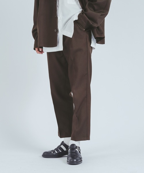 epnok(エプノック)の「ツイルテーパードパンツ/スラックス(SET UP)(その他パンツ・メンズ・ブラック/ダークブラウン/ダークグレー・MEDIUM/LARGE)」の22枚目の写真