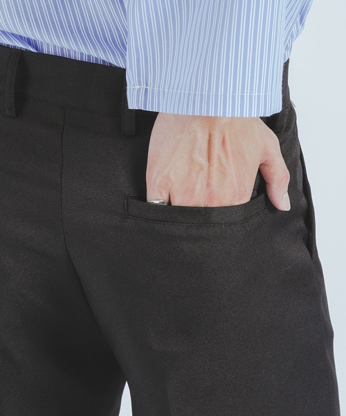 epnok(エプノック)の「ツイルテーパードパンツ/スラックス(SET UP)(その他パンツ・メンズ・ブラック/ダークブラウン/ダークグレー・MEDIUM/LARGE)」の8枚目の写真