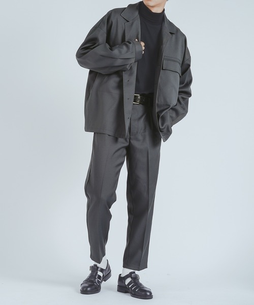 epnok(エプノック)の「ツイルテーパードパンツ/スラックス(SET UP)(その他パンツ・メンズ・ブラック/ダークブラウン/ダークグレー・MEDIUM/LARGE)」の14枚目の写真