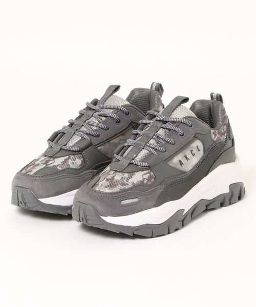 AKIII CLASSIC（アキクラシック）の「【AKIII　CLASSIC】アキクラシック URBAN TRACKER  AKC-0003（スニーカー・レディース・ブラック/オフホワイト/ホワイト×グレー/チャコールグレー/シルバー/ホワイト系その他/ベージュ系その他/ブラック×ホワイト/ホワイト系その他3/ホワイト系その他2/ホワイト系その他4/ライトベージュ/ホワイト×ピンク・23.5cm/24.5cm/23.0cm/24.0cm/25.0cm）」の10枚目の写真