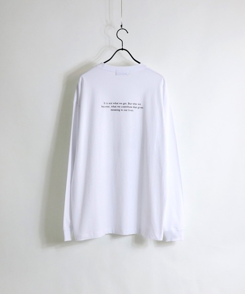 ILL'S(イルズ)の「ILL'S / イルズ サングラスイラストビッグロンT(Tシャツ/カットソー・メンズ・ホワイト/ブラック/ベージュ/ブラウン/ミント/ホワイト系その他・M/L)」の10枚目の写真
