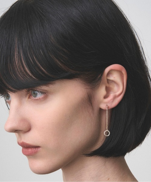 Juha(ユハ)の「PIERCE - CHAIN - SILVER(ピアス(片耳用)・メンズ・シルバー・FREE)」の6枚目の写真