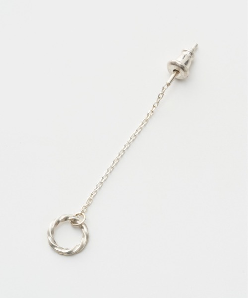 Juha(ユハ)の「PIERCE - CHAIN - SILVER(ピアス(片耳用)・メンズ・シルバー・FREE)」の5枚目の写真