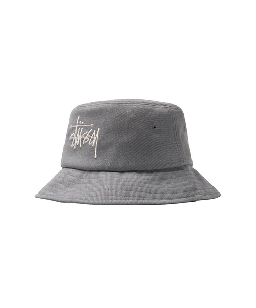 ステューシー グレー バケットハット　stussy Ｌ/XL stussy ステューシー バケットハット グレー - メルカリ