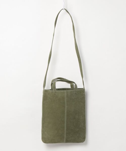 PUAL CE CIN(ピュアルセシン)の「PIGSUEDE TOTE SHOULDER/スエードトートショルダーバッグ(ショルダーバッグ・レディース・グレー/カーキ/イエロー・FREE)」の21枚目の写真