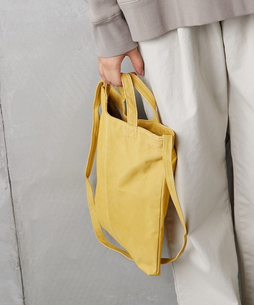 PUAL CE CIN(ピュアルセシン)の「PIGSUEDE TOTE SHOULDER/スエードトートショルダーバッグ(ショルダーバッグ・レディース・グレー/カーキ/イエロー・FREE)」の17枚目の写真