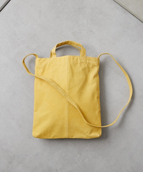 PUAL CE CIN(ピュアルセシン)の「PIGSUEDE TOTE SHOULDER/スエードトートショルダーバッグ(ショルダーバッグ・レディース・グレー/カーキ/イエロー・FREE)」の19枚目の写真