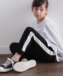 classicalelf（クラシカルエルフ）の「キッズ サイドライン入り 無地スウェットウエストゴムパンツ(フルレングス)（スウェットパンツ・キッズ）」