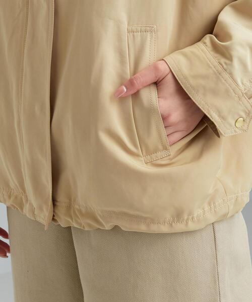 green label relaxing（グリーンレーベルリラクシング）の「◆SC ルーズ ドルマン ブルゾン（ブルゾン・レディース・ベージュ/ネイビー/オリーブ・40/38/36）」の9枚目の写真