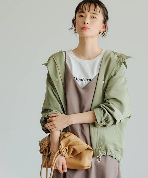 green label relaxing（グリーンレーベルリラクシング）の「◆SC ルーズ ドルマン ブルゾン（ブルゾン・レディース・ベージュ/ネイビー/オリーブ・40/38/36）」の15枚目の写真