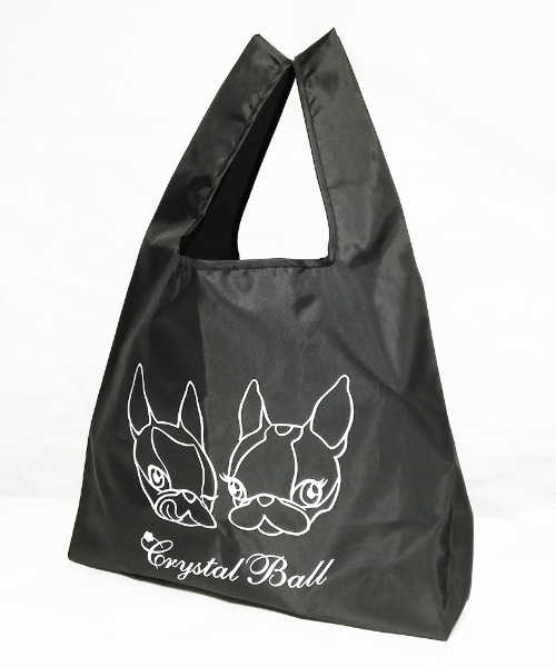 CRYSTAL BALL（クリスタルボール）の「CB Reusable ECO Bag（エコバッグ/サブバッグ・レディース・ブラック系その他/ブラック系その他2・FREE）」の7枚目の写真