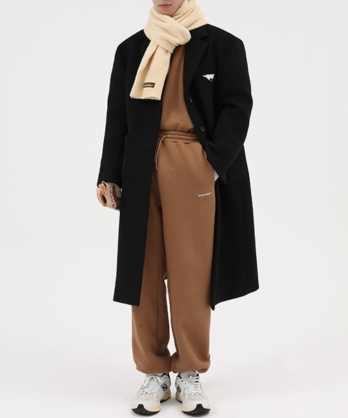 MASONPRINCE（メイソンプリンス）の「【MASONPRINCE】Design pocket chester coat  DY2001（チェスターコート・メンズ・ブラック/ベージュ・L/S/M）」の5枚目の写真