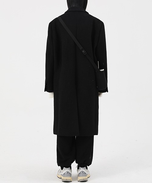MASONPRINCE（メイソンプリンス）の「【MASONPRINCE】Design pocket chester coat  DY2001（チェスターコート・メンズ・ブラック/ベージュ・L/S/M）」の11枚目の写真