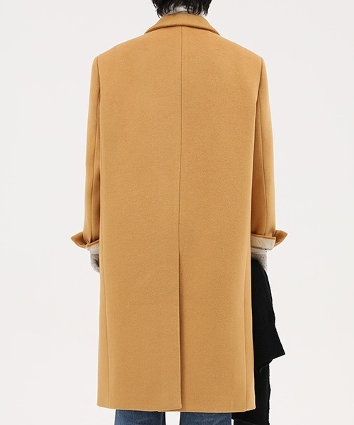 MASONPRINCE（メイソンプリンス）の「【MASONPRINCE】Design pocket chester coat  DY2001（チェスターコート・メンズ・ブラック/ベージュ・L/S/M）」の20枚目の写真