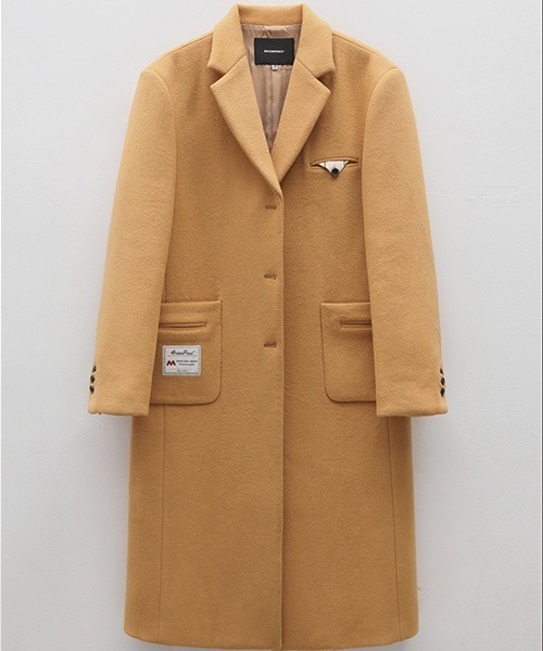 MASONPRINCE（メイソンプリンス）の「【MASONPRINCE】Design pocket chester coat  DY2001（チェスターコート・メンズ・ブラック/ベージュ・L/S/M）」の22枚目の写真