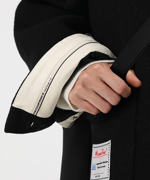 MASONPRINCE（メイソンプリンス）の「【MASONPRINCE】Design pocket chester coat  DY2001（チェスターコート・メンズ・ブラック/ベージュ・L/S/M）」の13枚目の写真