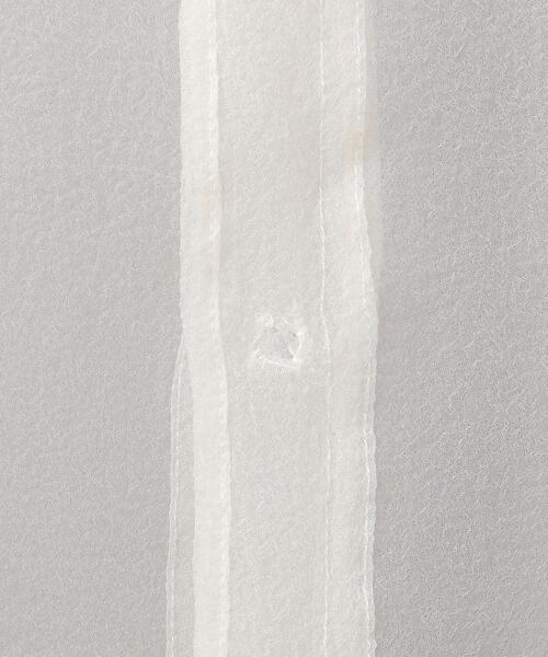 sulvam（サルバム）の「＜sulvam（サルバム）＞オーガンジー シャツ（シャツ/ブラウス・レディース・ブラック・SMALL）」の3枚目の写真