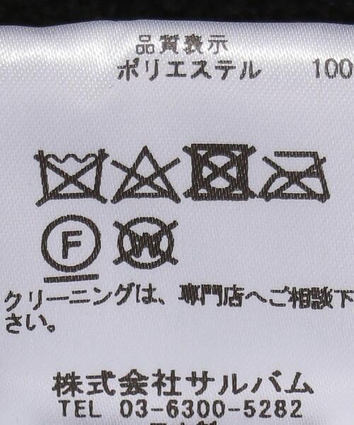 sulvam（サルバム）の「＜sulvam（サルバム）＞オーガンジー シャツ（シャツ/ブラウス・レディース・ブラック・SMALL）」の4枚目の写真