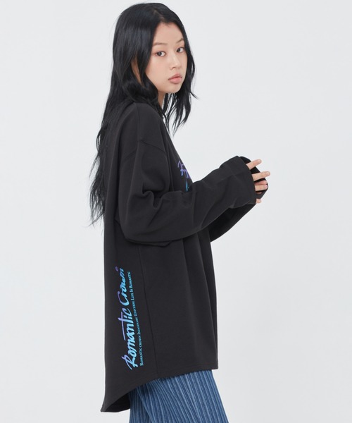 ROMANTIC CROWN(ロマンティッククラウン)の「【ROMANTIC CROWN】GRADATION LOGO LONG SLEEVES / ロマンティッククラウン グラデーション ロゴ ロングスリーブ Tシャツ(Tシャツ/カットソー・メンズ・スカイブルー/ホワイト/ブラック・LARGE/X-LARGE/MEDIUM/SMALL)」の22枚目の写真