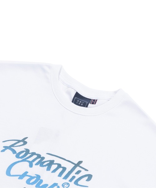 ROMANTIC CROWN(ロマンティッククラウン)の「【ROMANTIC CROWN】GRADATION LOGO LONG SLEEVES / ロマンティッククラウン グラデーション ロゴ ロングスリーブ Tシャツ(Tシャツ/カットソー・メンズ・スカイブルー/ホワイト/ブラック・LARGE/X-LARGE/MEDIUM/SMALL)」の11枚目の写真