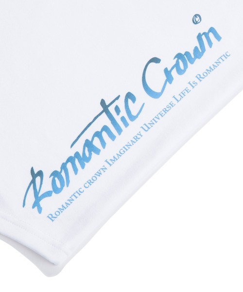 ROMANTIC CROWN(ロマンティッククラウン)の「【ROMANTIC CROWN】GRADATION LOGO LONG SLEEVES / ロマンティッククラウン グラデーション ロゴ ロングスリーブ Tシャツ(Tシャツ/カットソー・メンズ・スカイブルー/ホワイト/ブラック・LARGE/X-LARGE/MEDIUM/SMALL)」の16枚目の写真
