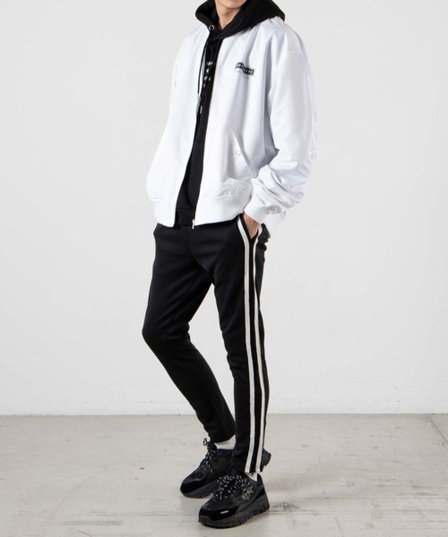 WEGO（ウィゴー）の「WEGO/フォトグラフィックMA－1（ミリタリージャケット・メンズ・ホワイト/ブラック・MEDIUM/LARGE）」の16枚目の写真