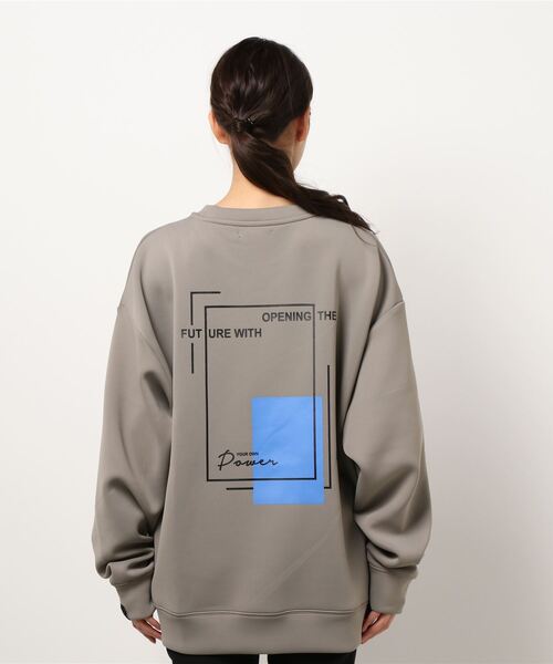 Pledge(プレッジ)の「【Bl】【pledge】イラストプリント ポンチプルオーバー(スウェット・レディース・ホワイト系その他2/ホワイト系その他3/ブラック系その他2/ブラック系その他3/ブルー系その他3/パープル系その他3/ブラウン系その他/グレー系その他/ブラック系その他/ホワイト系その他/ホワイト系その他4・MEDIUM/LARGE)」の14枚目の写真