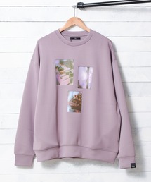 Pledge（プレッジ）の「【Bl】【pledge】イラストプリント　ポンチプルオーバー（スウェット）」