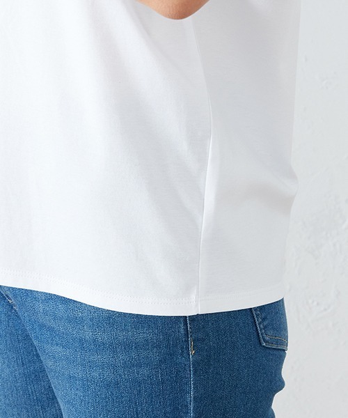 COMME CA ISM（コムサイズム）の「2WAY フレアスリーブ　Tシャツブラウス（Tシャツ/カットソー・レディース・ホワイト・MEDIUM/LARGE）」の12枚目の写真