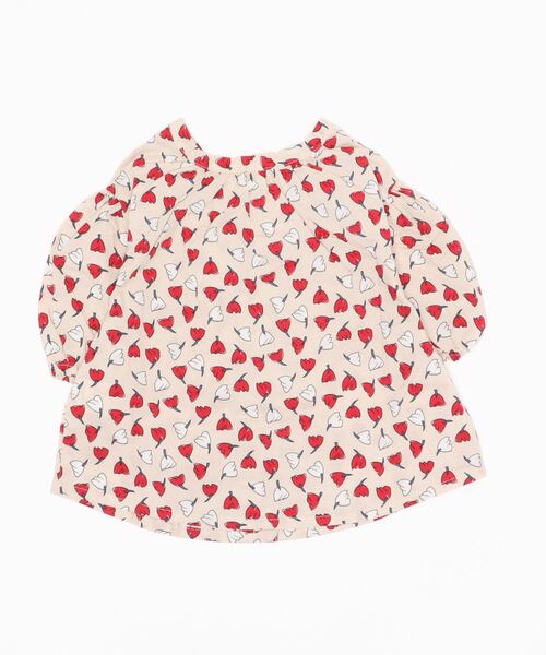 RAGMART（ラグマート）の「ギャザーブラウス（シャツ/ブラウス・キッズ・イエロー/レッド/ベージュ・110cm/130cm/120cm/100cm）」の4枚目の写真