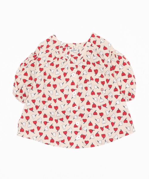 RAGMART（ラグマート）の「ギャザーブラウス（シャツ/ブラウス・キッズ・イエロー/レッド/ベージュ・110cm/130cm/120cm/100cm）」の10枚目の写真